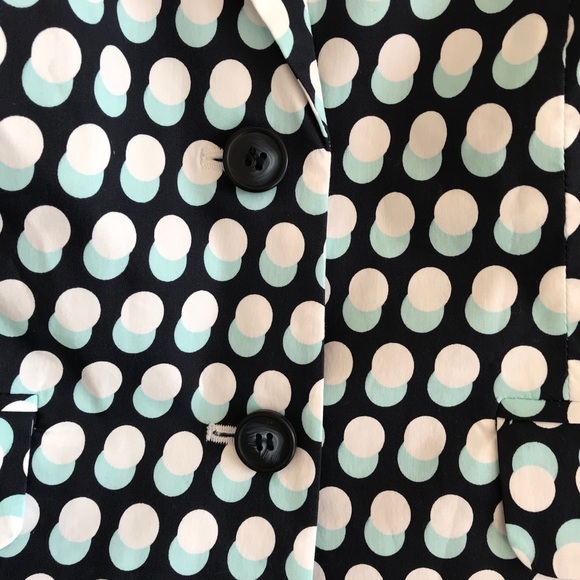 1901 Women's Geometric Print Blazer 4 - Picture 4 of 7